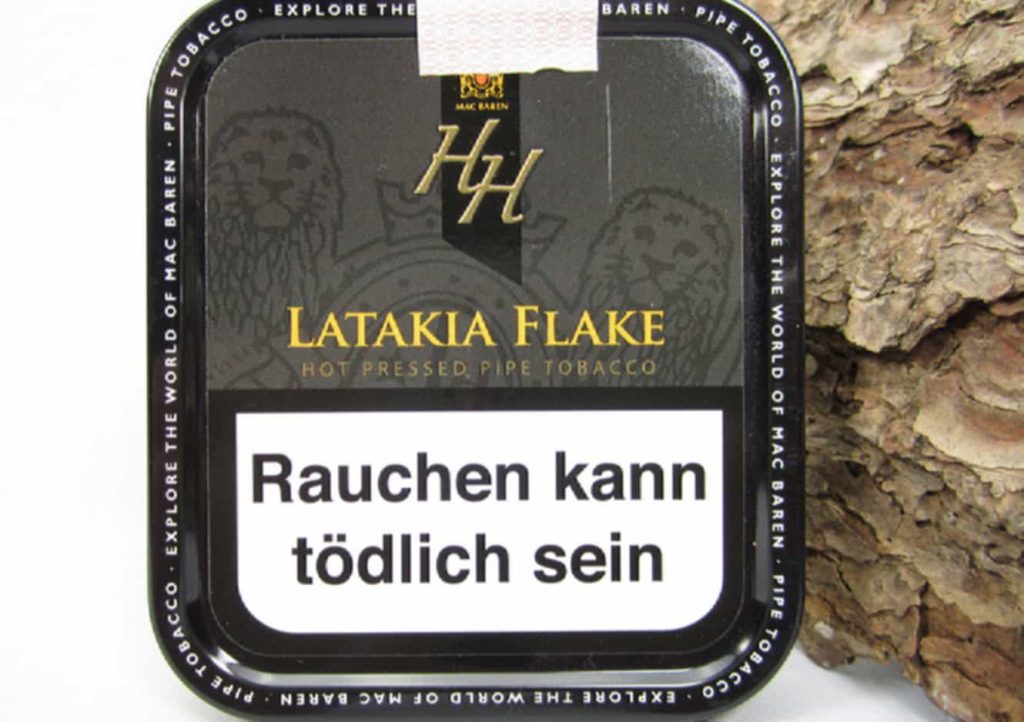 Cypriot Latakia tobacco in a vintage tobacco tin
